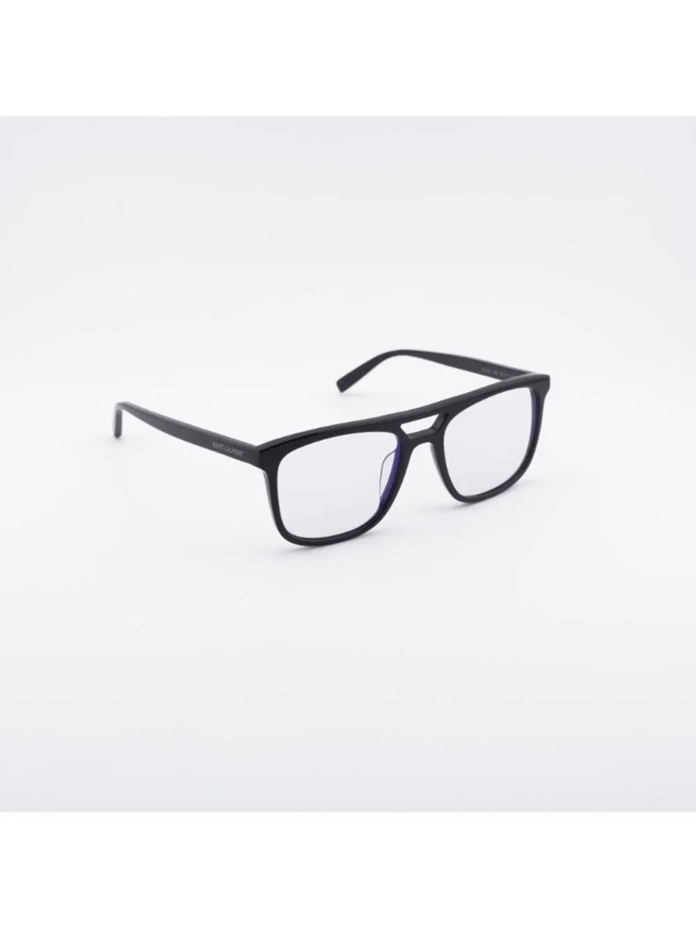Saint Laurent SL455 005 Sunglasses Black Square Frame, Grey Photochromic Lenses